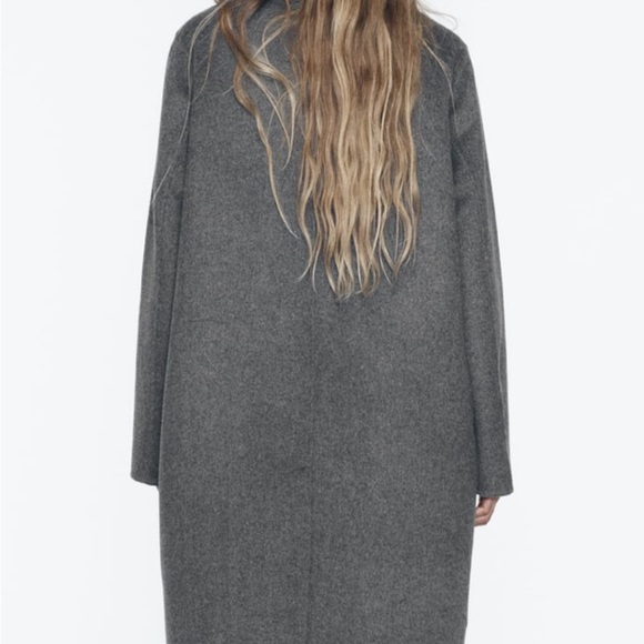 Zara brand new Manteau en mélange de laine. Col à revers et manches longues. - Picture 3 of 8